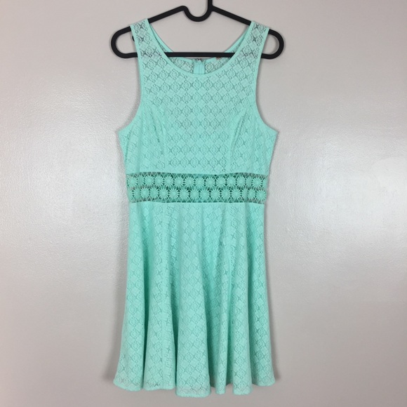 Free People | Mint Daisy Waist Fit & Flare Dress - Picture 3 of 8